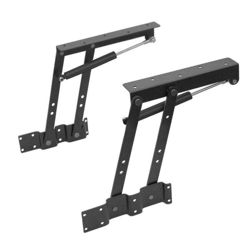 Boshen Lift up Top Modern Coffee Table Desk Mechanism Hardware Fitting Convertible Furniture Hinge Spring Stand Rack Bracket 240mm/9.45 Inch (Air-Operated) - Image 2